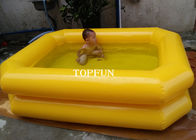 Double haute bâche gonflable de PVC de piscine d'enfants des tubes 0.65m