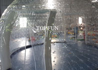 Exposition gonflable claire de diamètre de la tente 8m de bulle de doubles couches de PVC