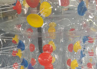 Boule de butoir 0.8mm gonflable drôle avec la soudure colorée de clips D forte