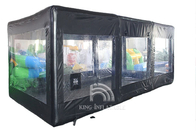 Tente gonflable de voiture de cabine de jet d'exposition de voiture de garage de cabines imperméables gonflables de peinture pour la peinture
