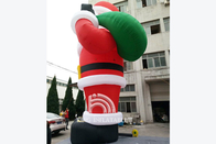 Explosion Santa Claus de pi du géant 33/10m Inflatable Santa Outdoor Inflatable Christmas Decoration
