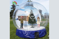 Décoration transparente gonflable commerciale gonflable de Noël du globe 10Ft HOutdoor Snowball de neige de géant de Noël