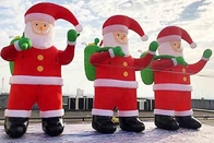 La décoration gonflable géante de Noël de cour de père noël explose les gonflables de père noël