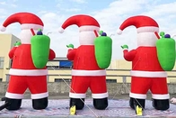 La décoration gonflable géante de Noël de cour de père noël explose les gonflables de père noël