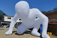 Modèle humain gonflable géant d'expositions d'art de sculptures gonflables pour la publicité