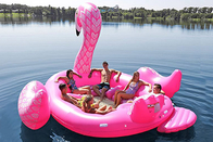 Les adultes extérieurs de lac de flamant float gonflable rose géant de piscine flottent gonflable pour la partie