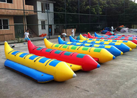 L'eau de flottement gonflable de sport aquatique de bateau de banane de Custmozied joue l'amusement pour des adultes
