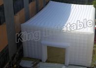 Tente gonflable de bâtiment de bout droit de PVC de tente d'événement de couture renforcée par chapiteau avec la porte et le Windows
