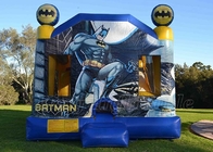 Chambre gonflable combinée de rebond de videur du château plein d'entrain des enfants de Batman de super héros