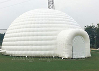 Tente gonflable des igloos EN71 de PVC de loyer d'événement d'Exgibition d'explosion commerciale blanche gonflable d'air