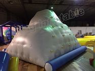 Jouet gonflable blanc géant de l'eau de bâche de PVC/iceberg gonflable pour le parc aquatique