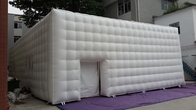 20 pieds personnalisé Portable Nocturne Noir Gonflable Cube Party Bar Tente Nocturne Pour Disco Événement de mariage