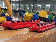 Bateaux de pêche gonflables de mouche de couleur rouge avec les bateaux gonflables de ponton de pêche de PVC de 0.9mm