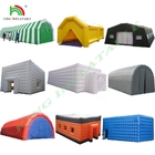Tente gonflable commerciale personnalisée éclairage de la tente de club de nuit mobile Tente gonflable cube tente de fête