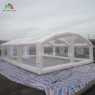Personnalisé Grand Pvc Clear Dome Tent Étanche à l' air Portable Tente gonflable de la piscine Couverture de la maison de bulle