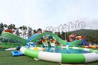 Parcs aquatiques gonflables extérieurs de parc d'attractions d'amusement pour des adultes et des enfants