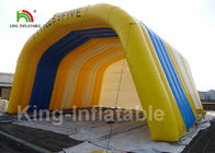 Tente 32.81ft gonflable extérieure adaptée aux besoins du client d'événement avec arqué jaune