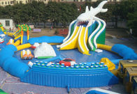 Parcs aquatiques gonflables de PVC de géant étonnant pour le diamètre extérieur des jeux 30m de l'eau d'été
