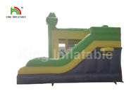 Château sautant gonflable de vert de thème de ligue de justice EN71 avec la glissière pour des enfants