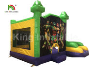 Château sautant gonflable de vert de thème de ligue de justice EN71 avec la glissière pour des enfants