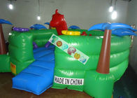 terrain de jeu gonflable de tortue de parc d'attractions de bâche de PVC de 0.45mm avec la glissière et les tunnels