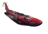 Bateaux de pêche gonflables de mouche de requin rouge, radeau hermétique d'explosion de PVC d'homme du système 6