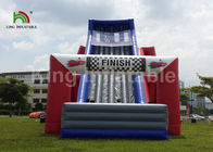 Jeux gonflables 25*10m géants colorés des sports 5K/glissière gonflable commerciale
