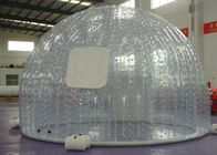 Événement extérieur annonçant la tente gonflable de bulle avec la couleur transparente ou adaptée aux besoins du client