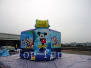 Châteaux pleins d'entrain commerciaux gonflables extérieurs d'enfants petits pour la location Mickey Mouse
