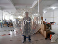 Boule gonflable de bulle de Zorbing de corps de bâche de PVC/TPU, boule de roulement humaine pour le terrain de jeu
