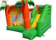 Château sautant gonflable drôle de PVC du thème 0.55mm de forêt tropicale pour des enfants/adulte