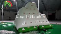 jouet gonflable vert/blanc de 4m x de 3m de l'eau/mini iceberg de PVC pour le parc aquatique