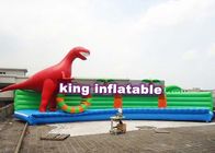 Banc gonflable coloré de rivage de dinosaure fait sur commande pour la piscine gonflable énorme de parc aquatique