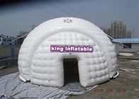 Tente gonflable hermétique/tente blanche de dôme de courte durée pour des événements d'exposition de projet