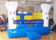 Le tissu d'Oxford 13 pieds de videur modulaire d'enfants/Chambres gonflables de saut avec le lapin conçoivent