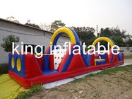 Parcours de combattant gonflable extérieur de parc d'attractions d'enfants géants gonflables de PVC