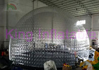 Tente gonflable faite sur commande de bulle de dôme, tente gonflable transparente globale de yard