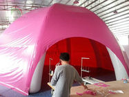 Tente gonflable rose d'événement pour la tente de camping de promotion/explosion