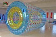 Jouet gonflable commercial de l'eau de roulement extérieur, diamètre des boules de roulement 2.8m longtemps * 2.4m