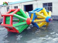 Jouet coloré de bâche de PVC de roue d'eau d'explosion de 3 * de 2.8m pour l'usage d'été d'adulte/enfants