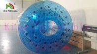 Jouets gonflables bleus de l'eau de conception fantastique, boule de jeu de roulement de l'eau de PVC de PLATON