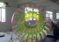 PVC gonflable de jouet/rouleau de l'eau d'arc-en-ciel fait sur commande/TPU 2.4m x 2.8m thermoscellés