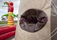 Jeux tropicaux risquants de sports d'explosion de goût de PVC de pirate de mur gonflable d'escalade