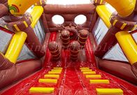 Parcours du combattant non-toxique d'explosion de jeux de sports en plein air, bateau durable de pirate de PVC