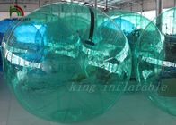 Boule de marche de l'eau transparente verte ou bleue, boule gonflable de l'eau par le PVC/PTU