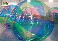 boule de marche de l'eau colorée d'explosion de rayure de PVC de 1,0 millimètres pour le parc d'attractions