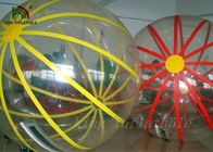 Boule de marche gonflable de l'eau durable de PVC/PTU de ficelles colorées par la machine de soudure d'air chaud