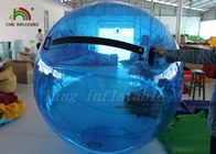 promenade gonflable bleue de PVC de diamètre de 2m sur la boule de l'eau adaptée aux besoins du client pour des enfants et des adultes