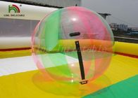 L'arc-en-ciel la boule de marche a coloré de 1.0mm de PVC/TPU eau gonflable, boule de Zorb de l'eau pour des enfants