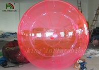 Tirette gonflable de la boule YKK de l'eau rouge de PVC/TPU 2m de bonne qualité du Japon